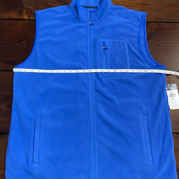Chaps Men's Sleeveless Fleece Vest Full Zip XL - Picture 8 of 13